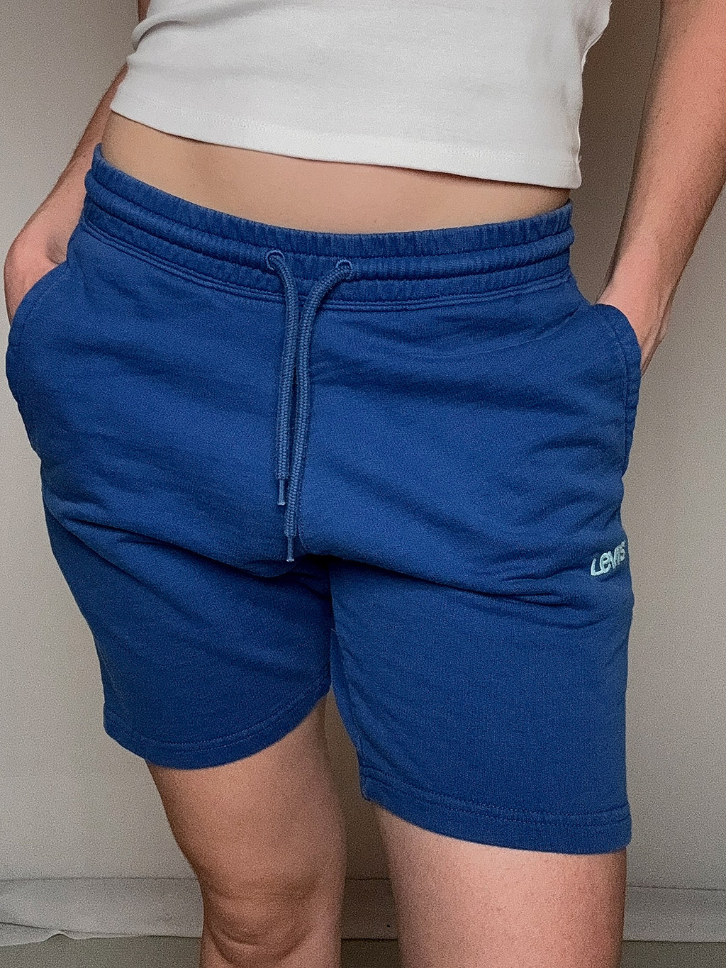 Short de sport bleu Levi's S vintage
