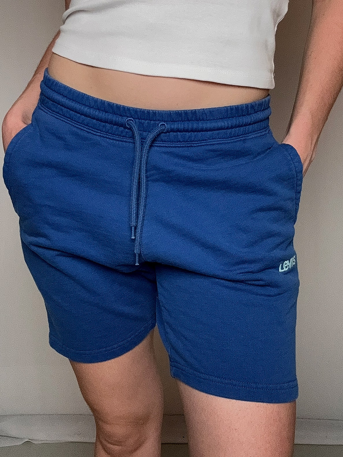 Short de sport bleu Levi's S vintage