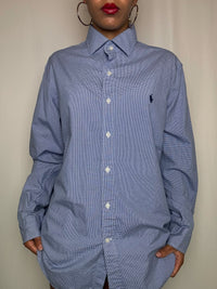 Chemise rayée Ralph Lauren L vintage