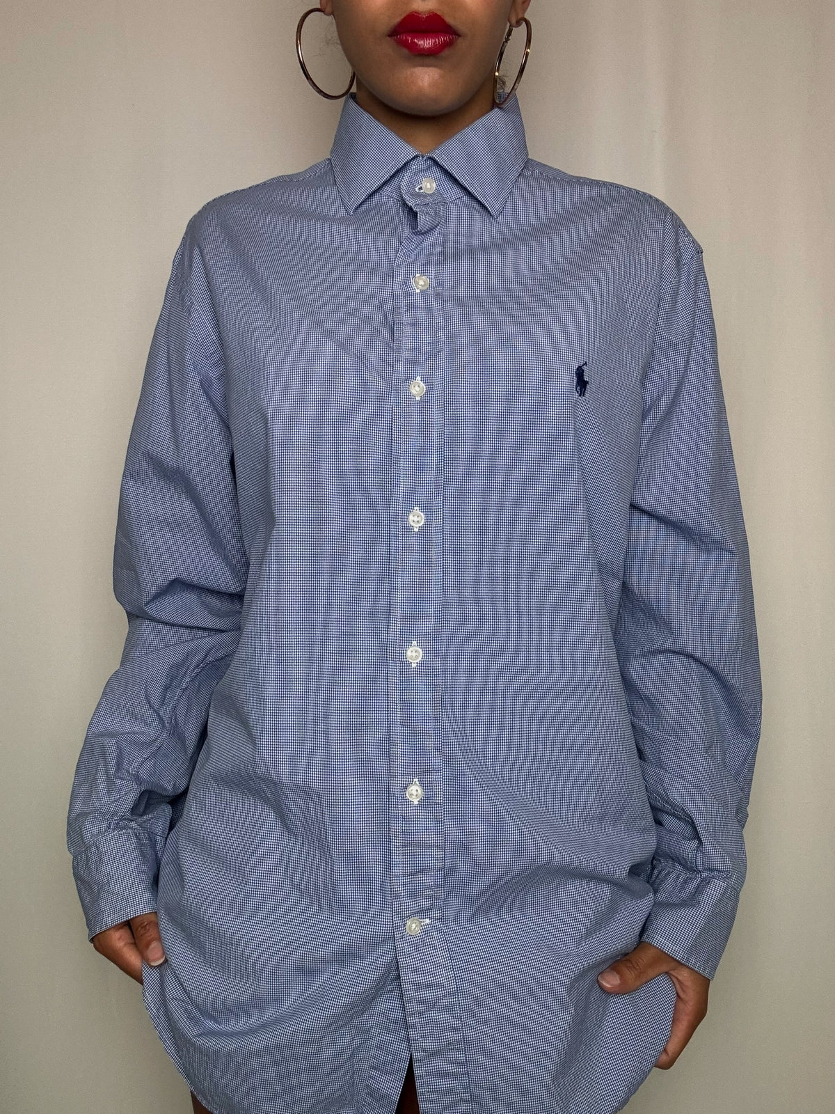 Chemise rayée Ralph Lauren L vintage