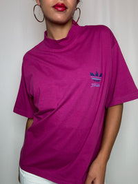 Tshirt fuschia Adidas M/L vintage