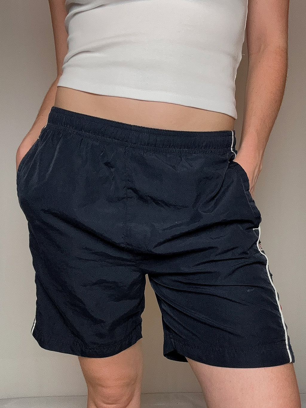 Short de sport marine Reebok S vintage