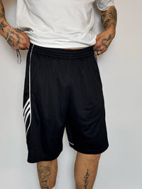 Short de sport noir ADIDAS L vintage