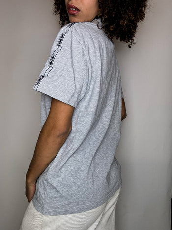 Polo manches courtes avec détail gris LACOSTE M vintage