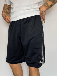 Short de sport noir ADIDAS L vintage