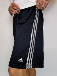 Short de sport noir ADIDAS L vintage