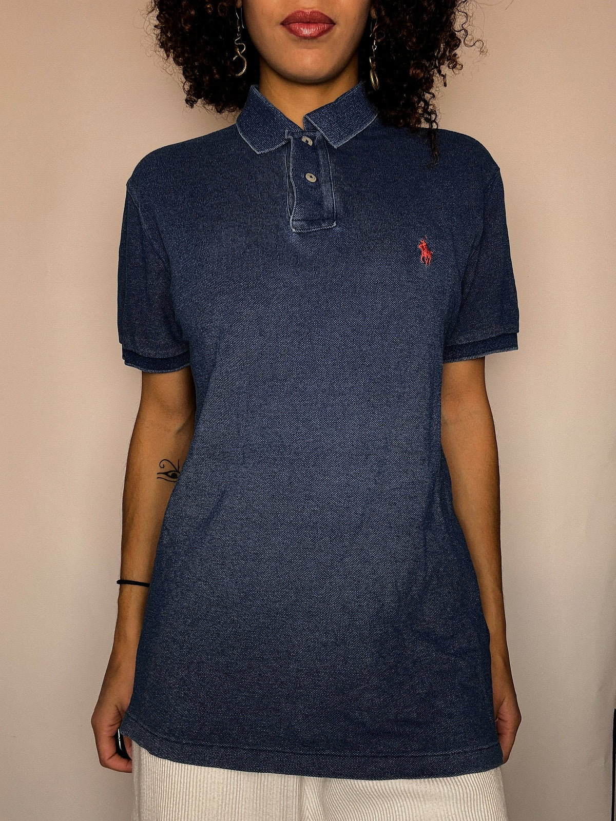 Polo manches courtes effet jean RALPH LAUREN S vintage
