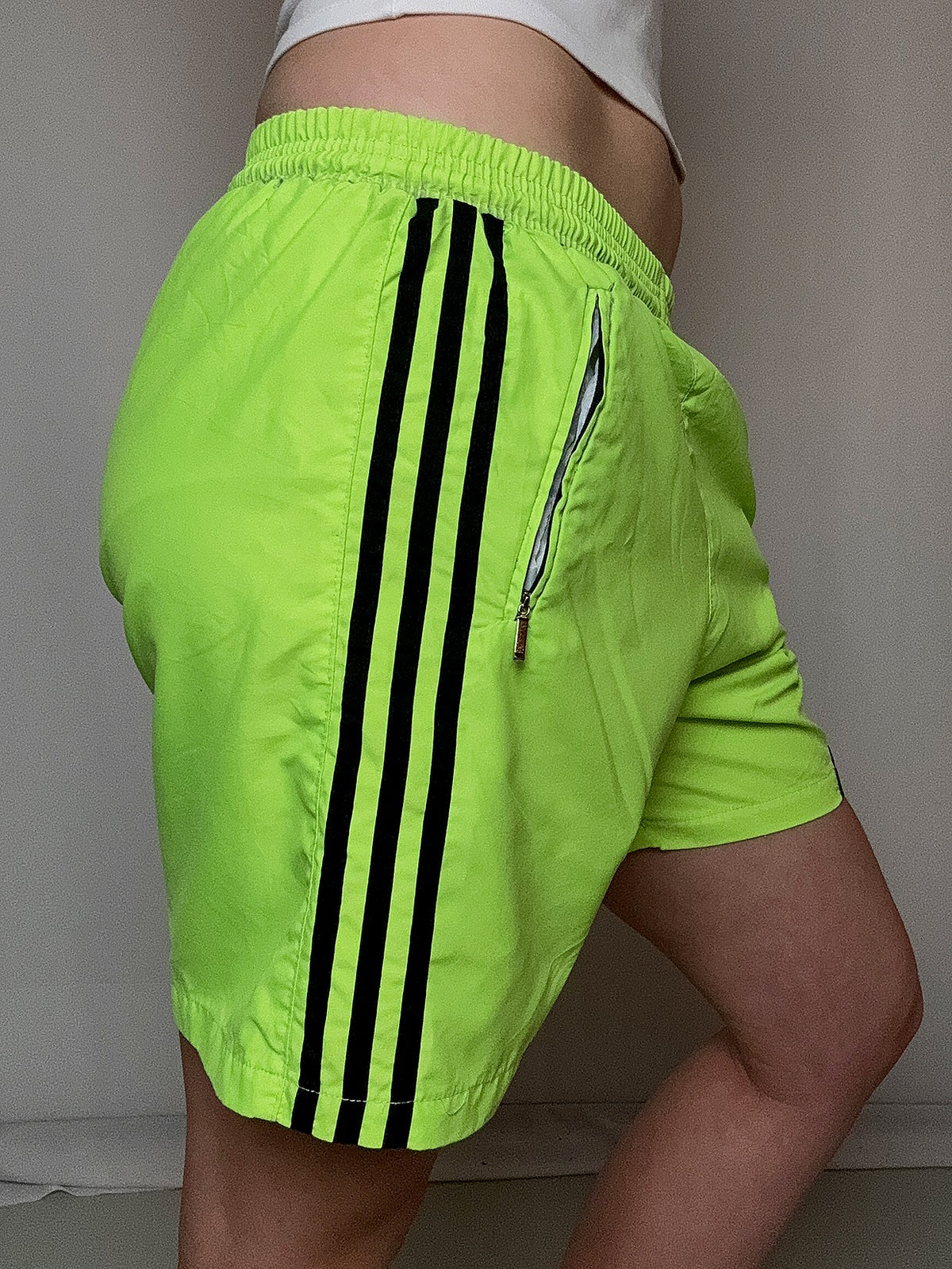 Short de sport fluo adidas M vintage