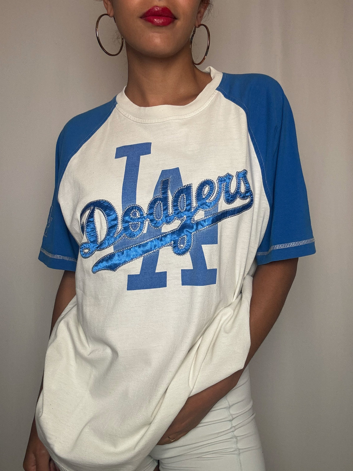 Tshirt bicolore Dodgers M vintage