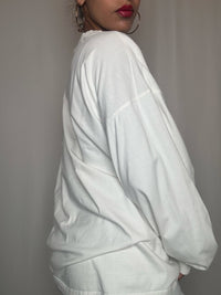 Tshirt manches longues blanc Adidas XL vintage
