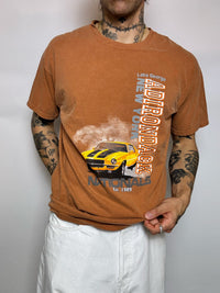 ADIRONDACK NATIONALS CAR SHOW L vintage tobacco t-shirt
