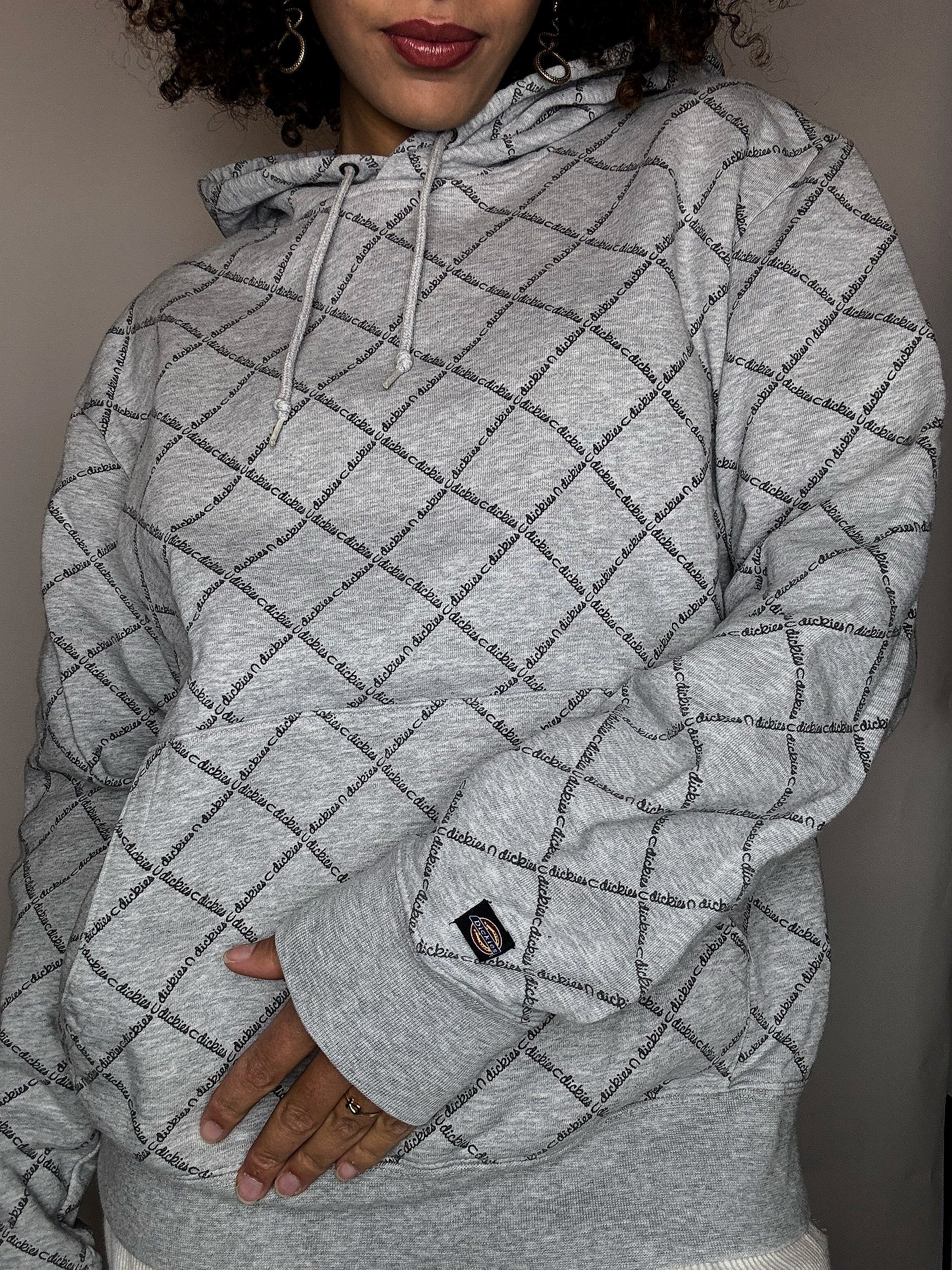 Sweat imprimé gris DICKIES M vintage