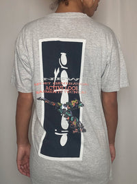 Tshirt gris Diadora S vintage