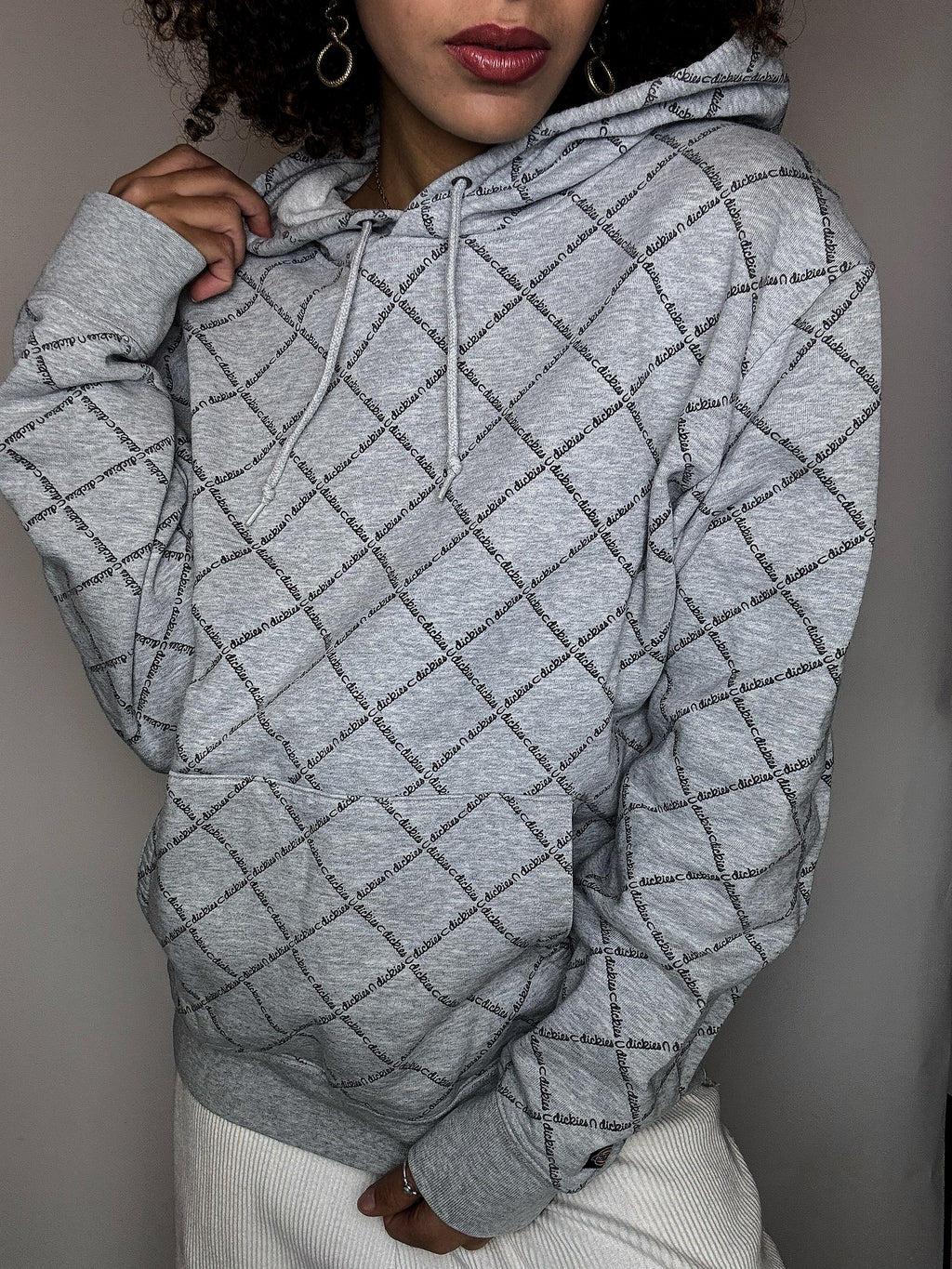 Sweat imprimé gris DICKIES M vintage
