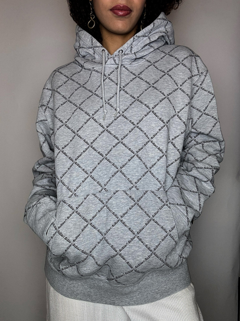 Sweat imprimé gris DICKIES M vintage