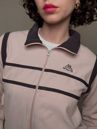 jacket de sport rose poudrée Kappa L vintage