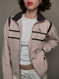 jacket de sport rose poudrée Kappa L vintage