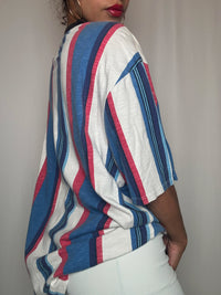 Tshirt rayé Guess Originals XL vintage