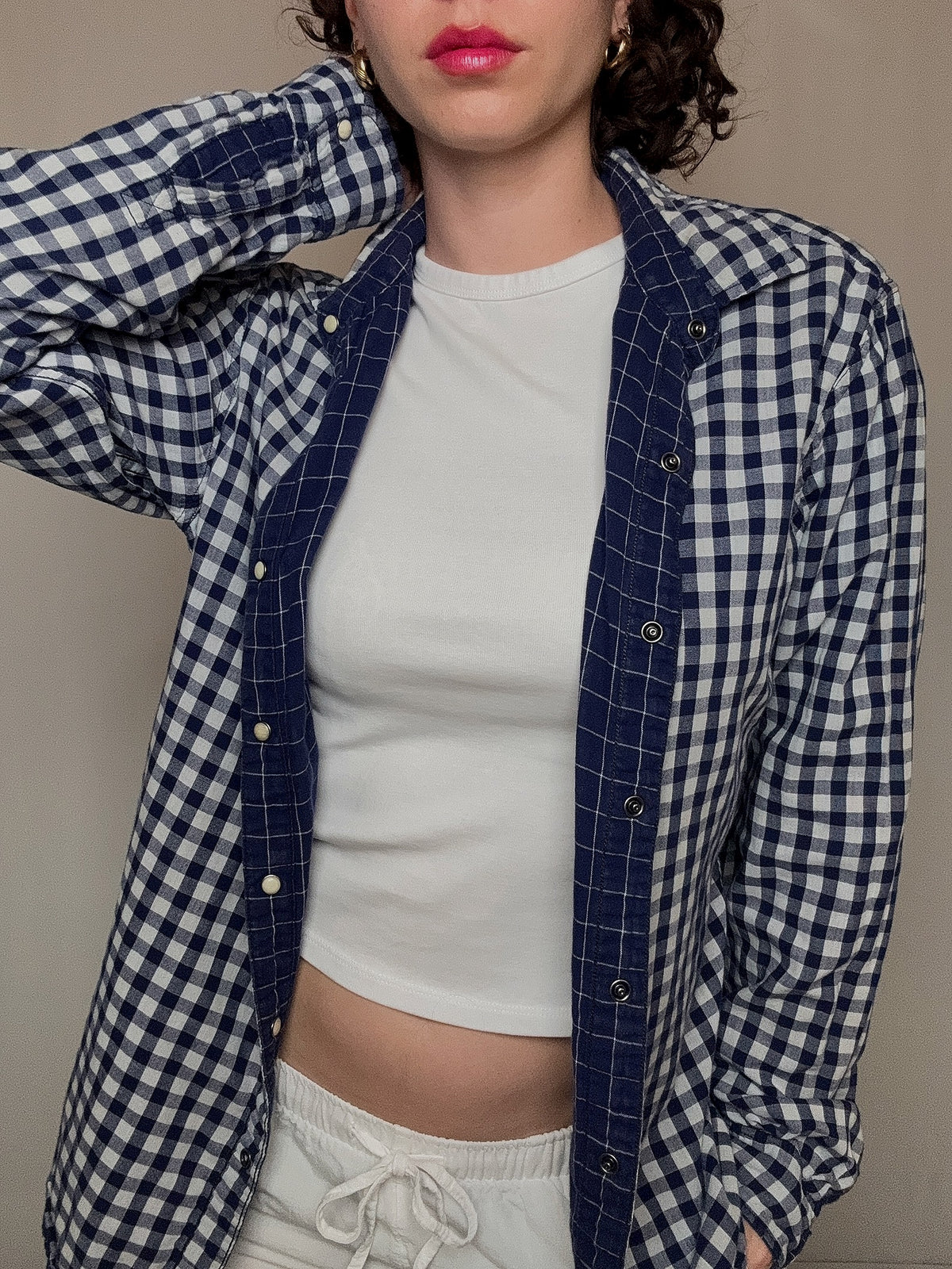 Wendehemd blau Levi's L Vintage