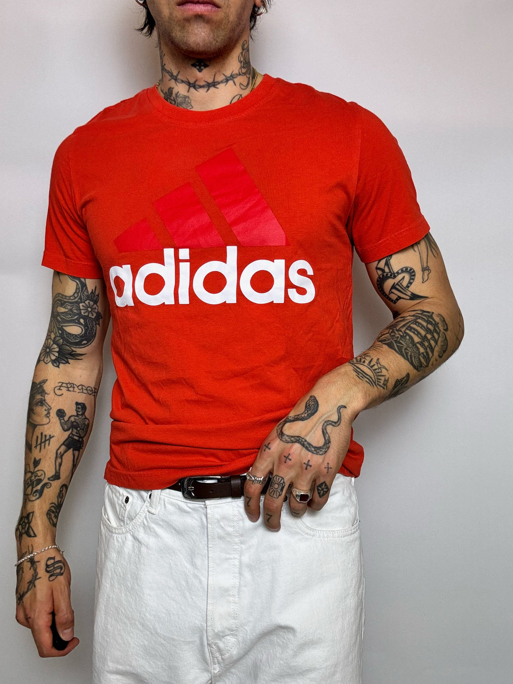 Black crop top ADIDAS S/M vintage
