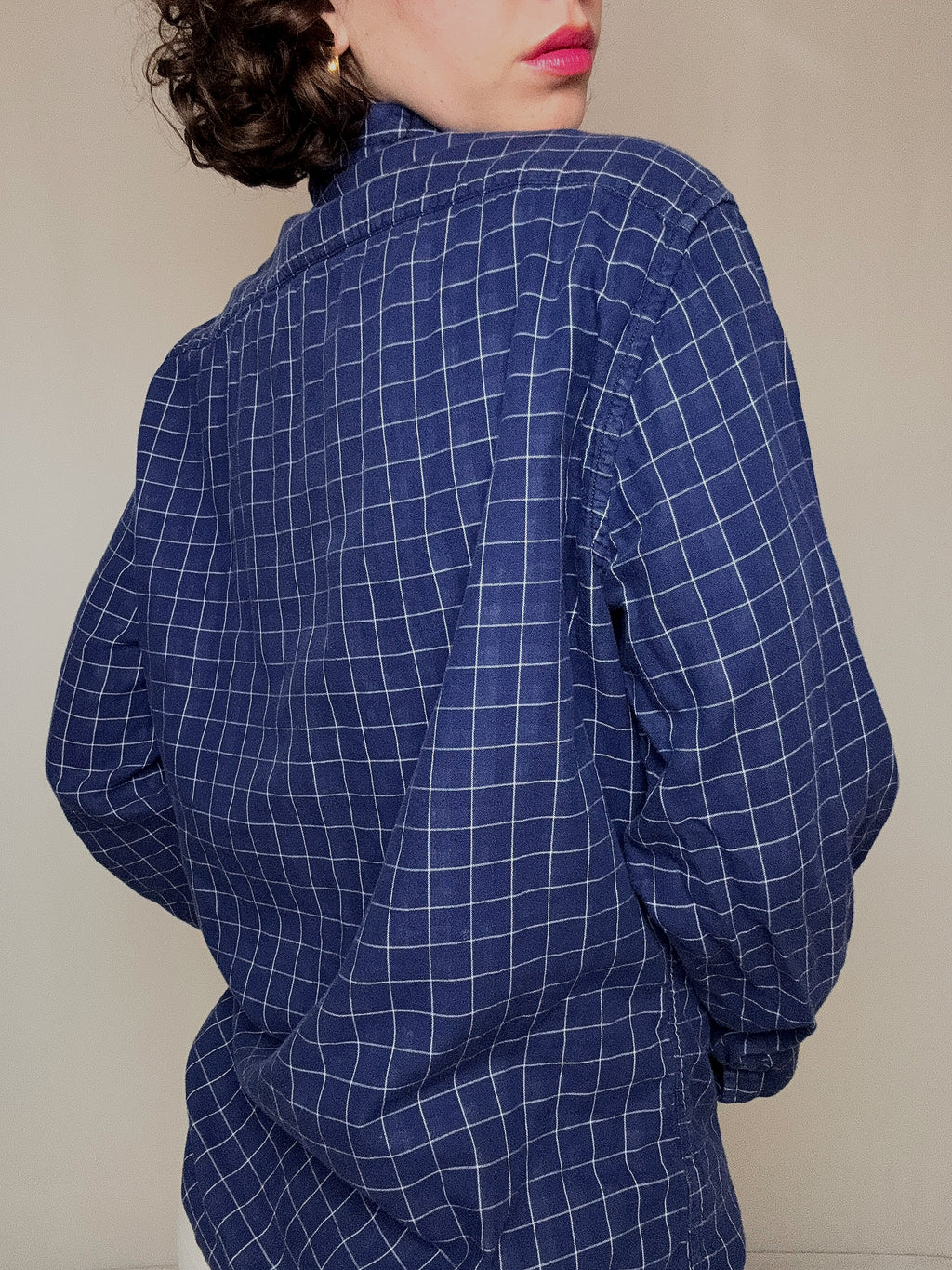 Wendehemd blau Levi's L Vintage