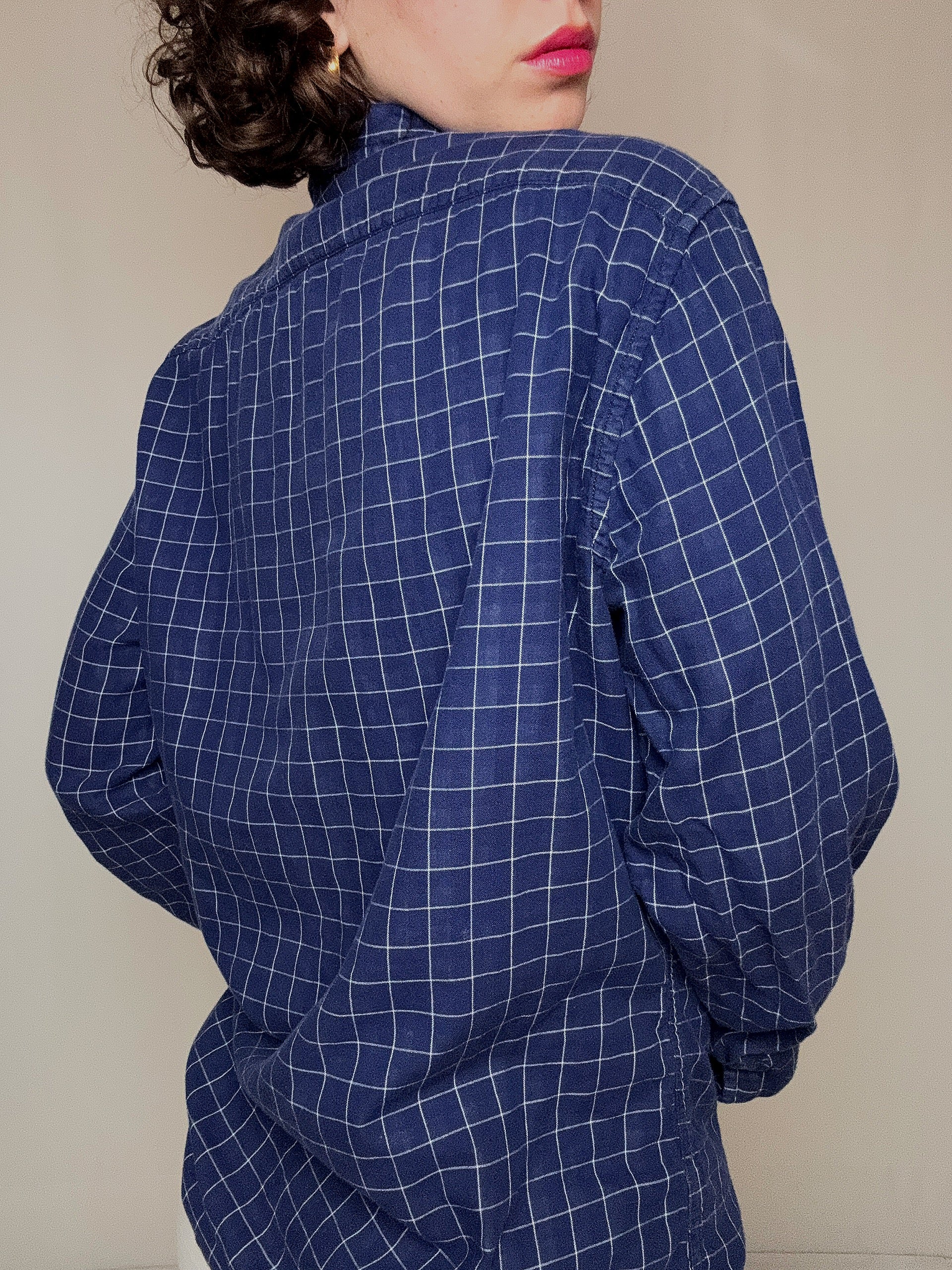 Wendehemd blau Levi's L Vintage