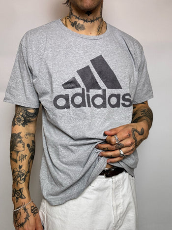 Tee shirt gris ADIDAS XL vintage