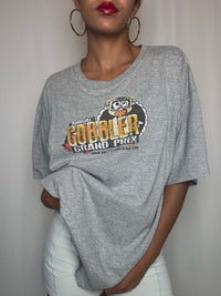 Tshirt gris racing XL vintage