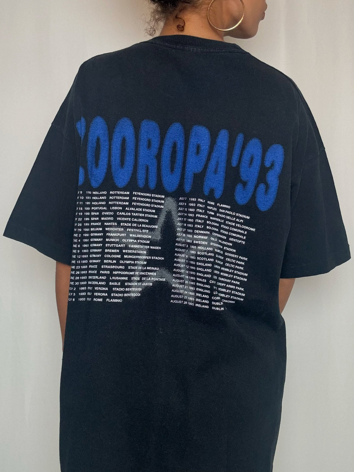 Tshirt noir U2 XL vintage
