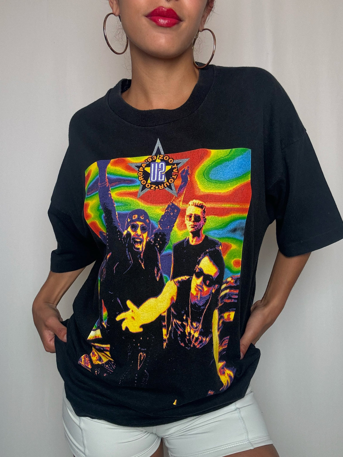 Tshirt noir U2 XL vintage