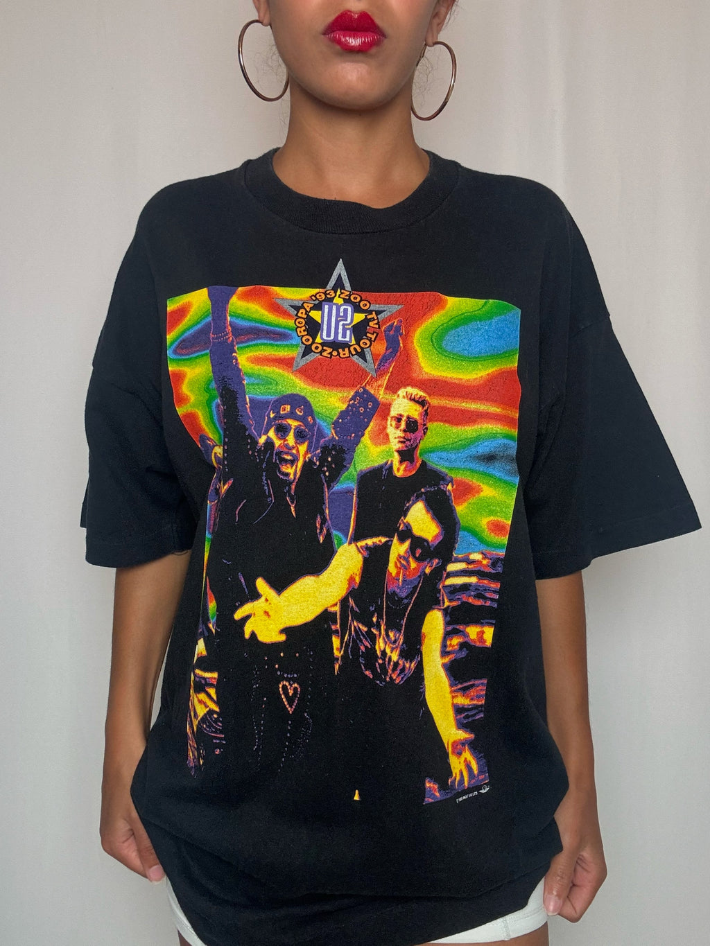 Tshirt noir U2 XL vintage