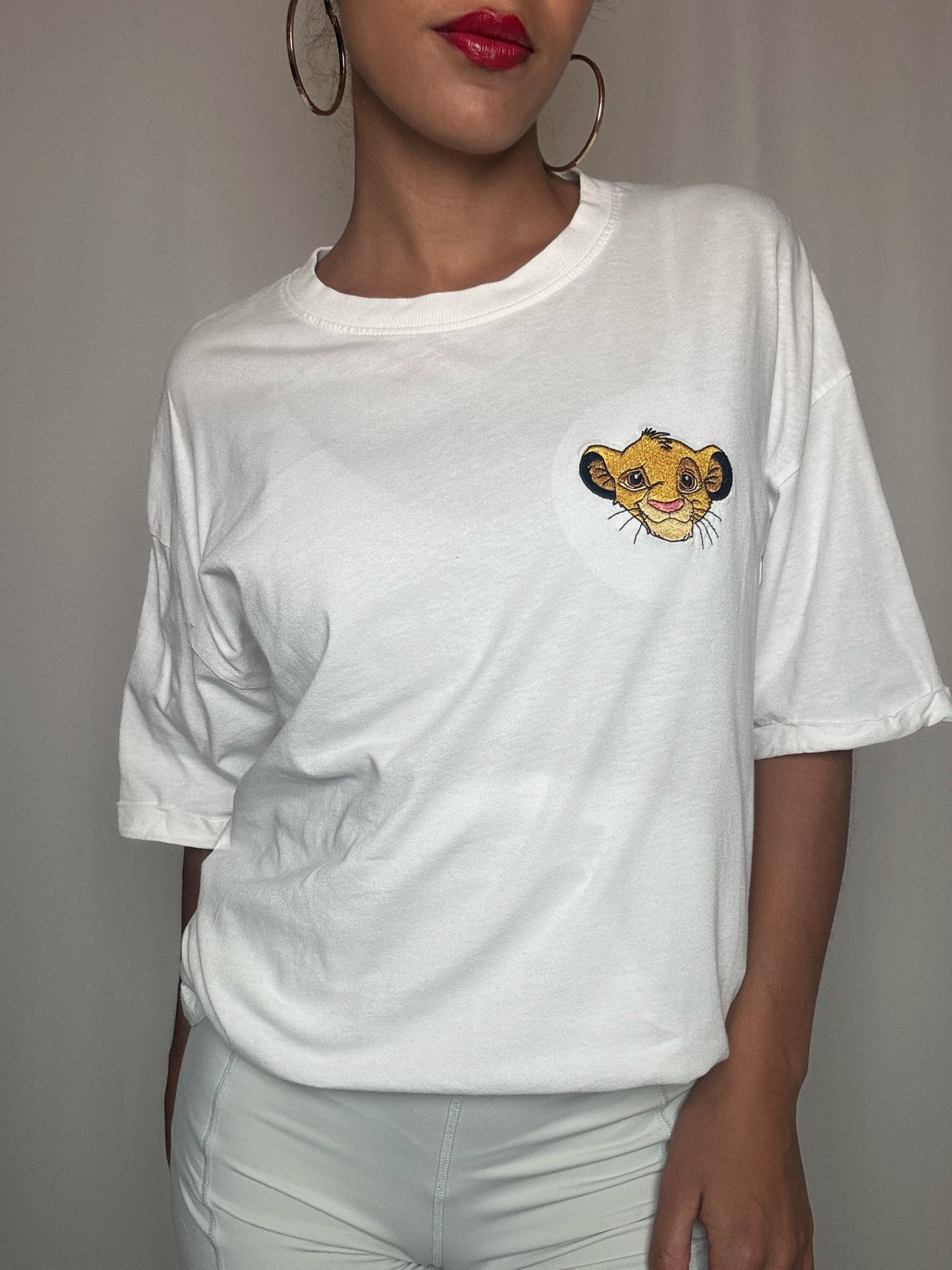 Tshirt brodé Simba S/M vintage