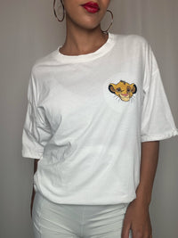 Tshirt brodé Simba S/M vintage