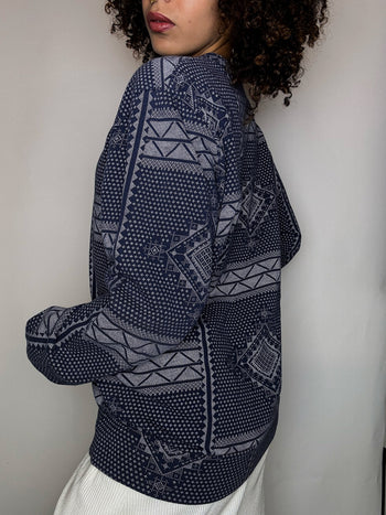 Sweat imprimé bleu CARHARTT M vintage