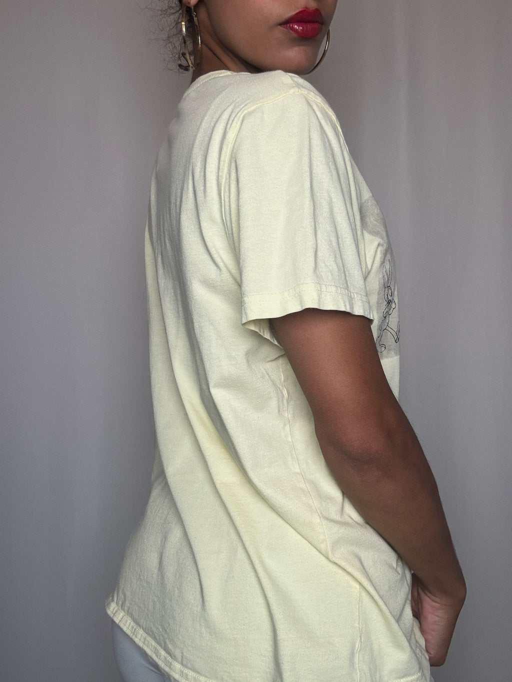 Tshirt jaune Bugs Bunny L vintage