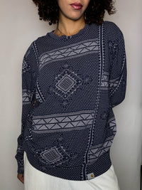 Vintage blue printed CARHARTT sweatshirt