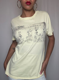 Tshirt jaune Bugs Bunny L vintage
