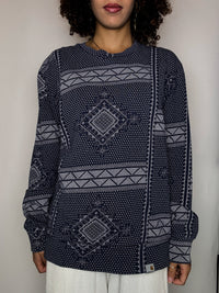 Vintage blue printed CARHARTT sweatshirt