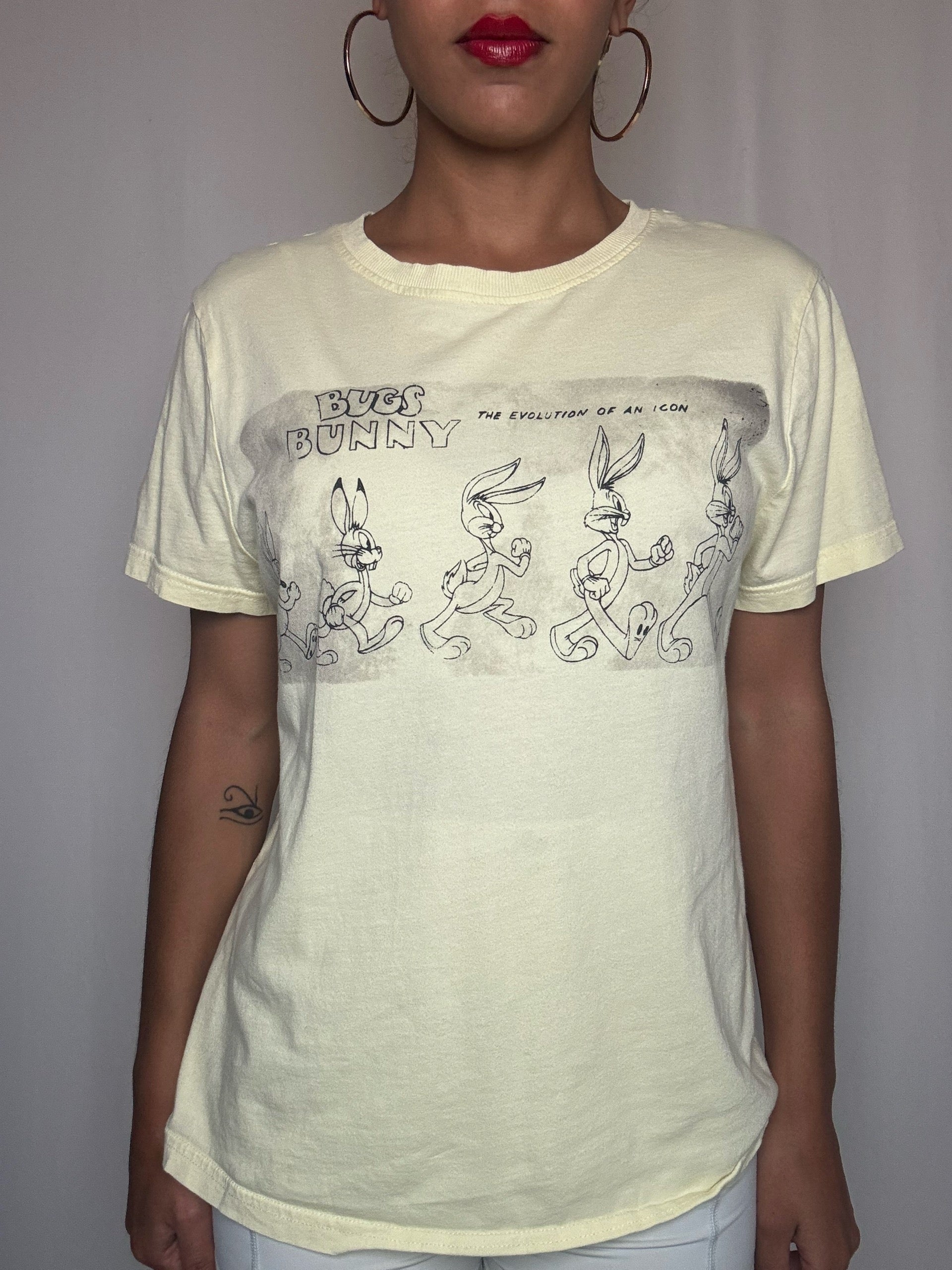 Tshirt jaune Bugs Bunny L vintage