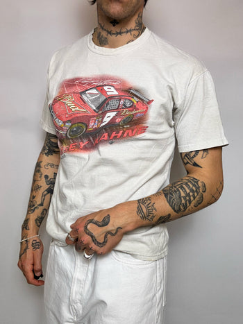 Tee shirt blanc WINNER CIRCLE x KASEY KAHNE XL vintage