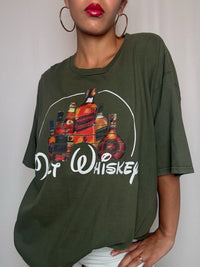 Tshirt kaki Malt Whiskey 2XL vintage