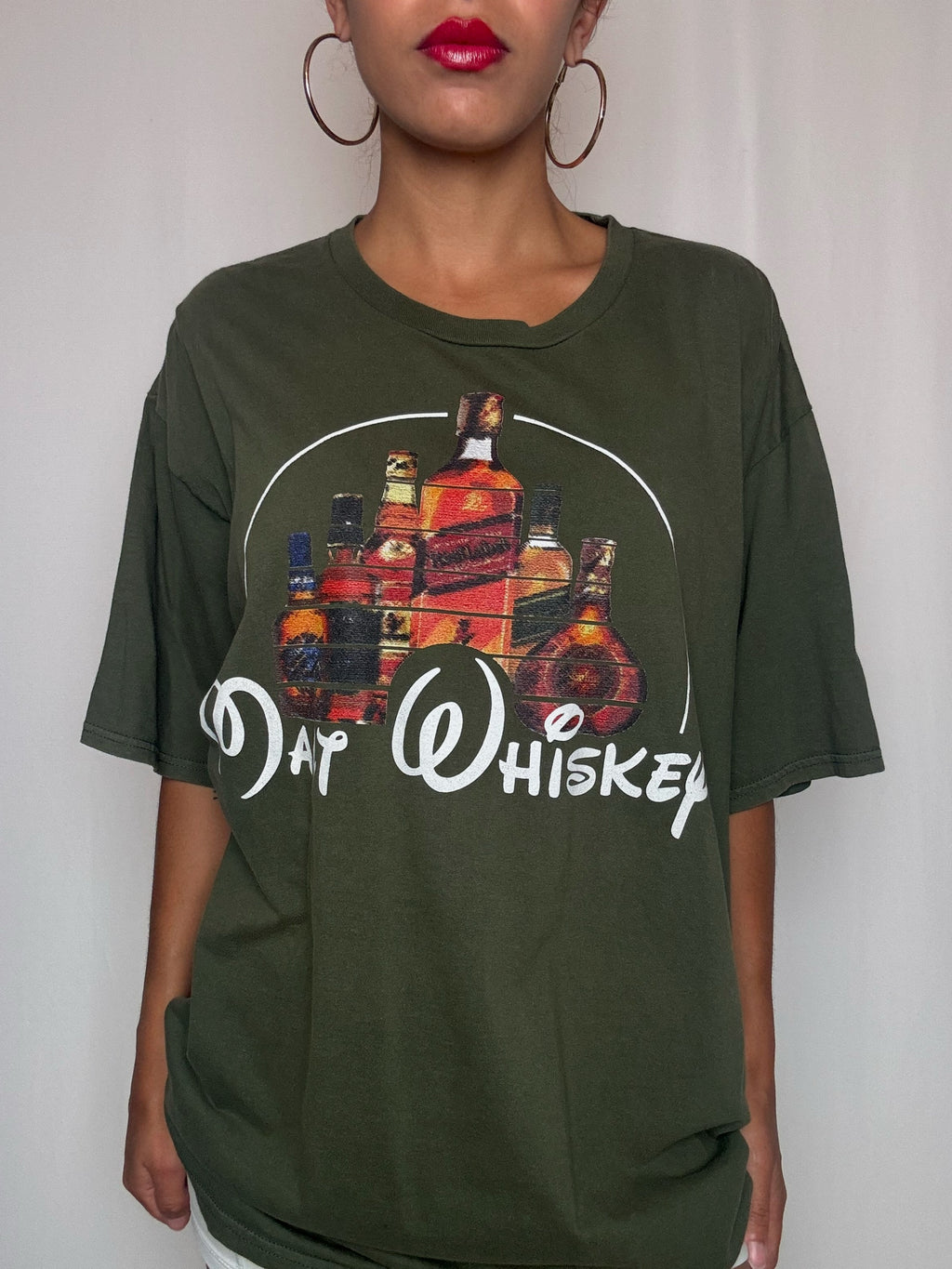 Tshirt kaki Malt Whiskey 2XL vintage