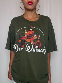 Tshirt kaki Malt Whiskey 2XL vintage