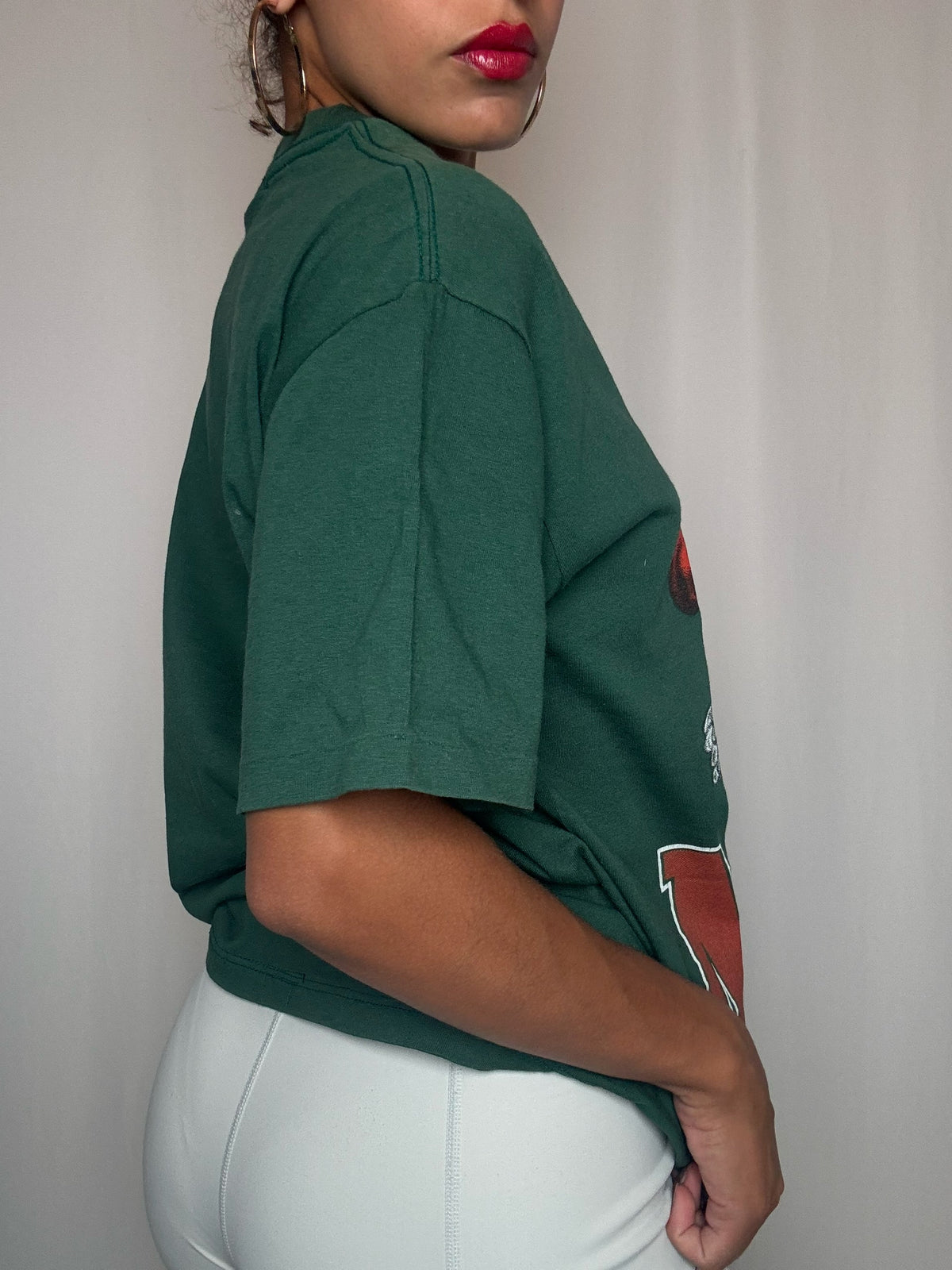 Tshirt vert Miami M vintage
