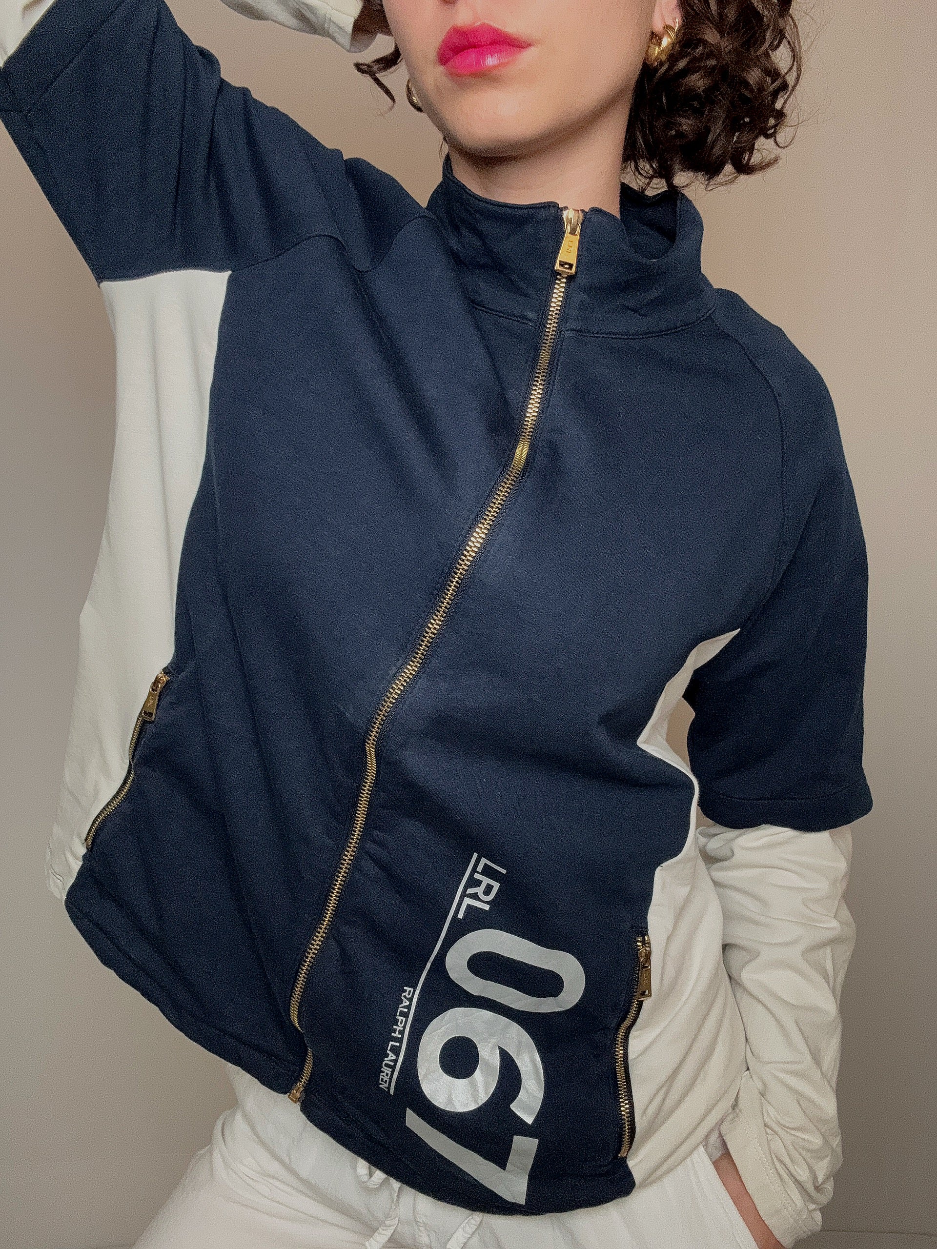Jacket de sport bicolore Ralph Lauren XL vintage