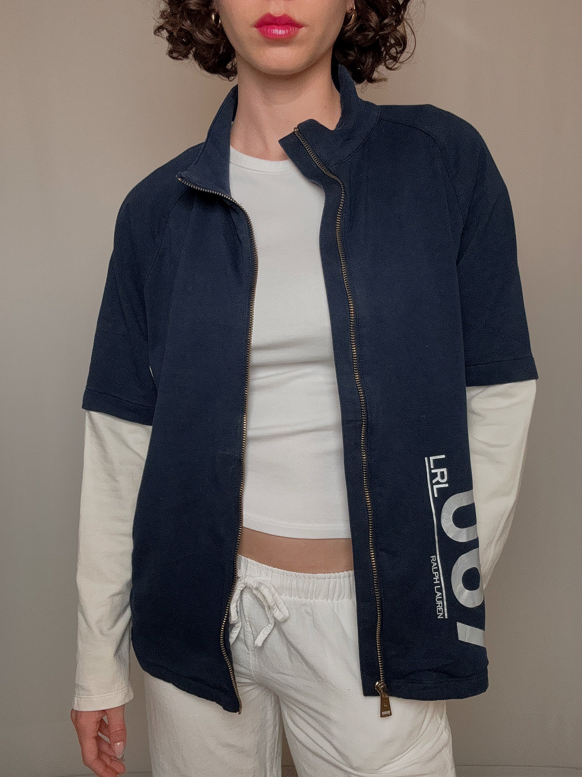 Jacket de sport bicolore Ralph Lauren XL vintage