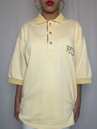 Polo jaune beurre XXL vintage