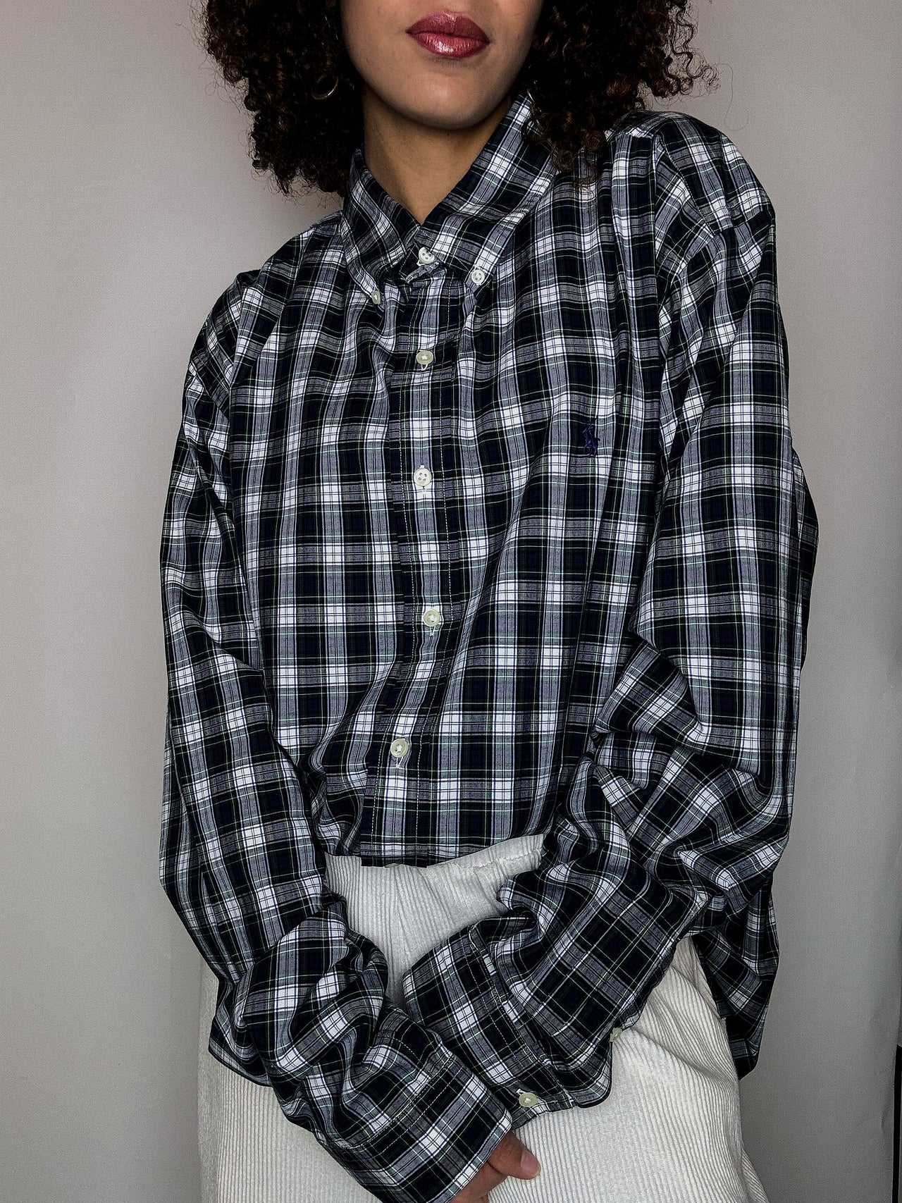 Chemise à carreaux RALPH LAUREN XXL vintage