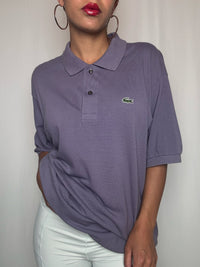 Polo violet Lacoste XL vintage