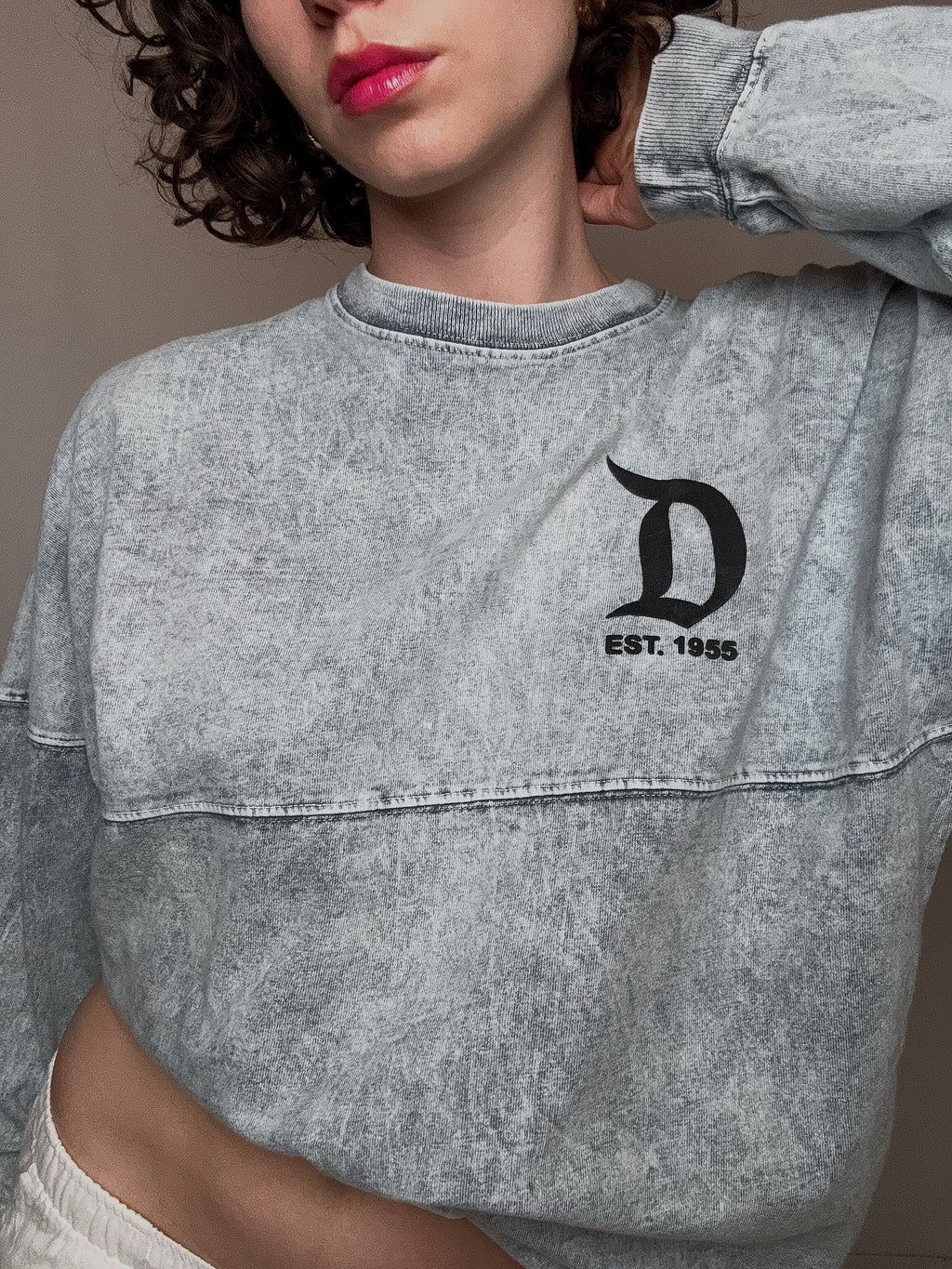 Verwaschenes Disneyland-Sweatshirt S vintage
